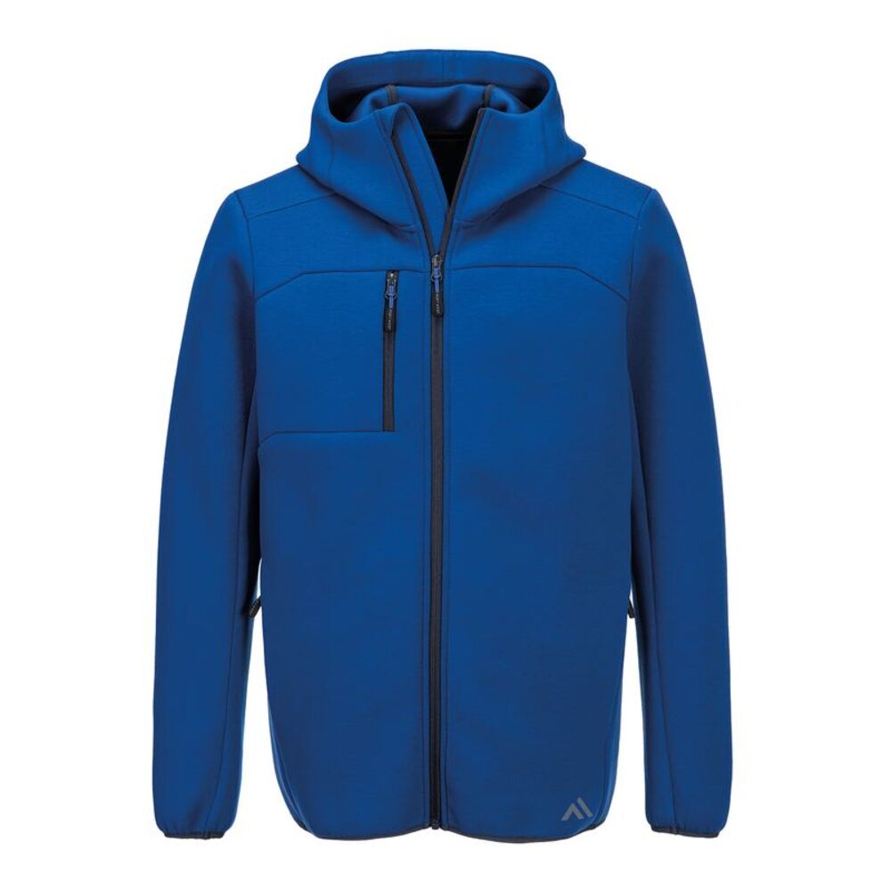 Portwest Mens KX3 Sport Full Zip Hoodie / Blue